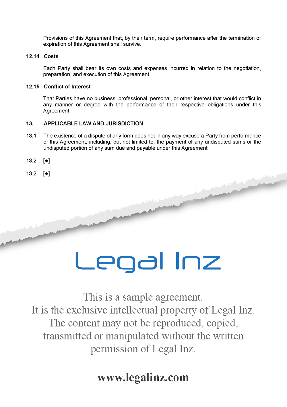 Share Purchase Agreement Sample 10